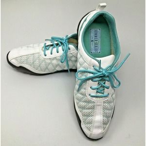 FootJoy Superlites Golf Shoes Summer Series #98818 Womens Size 8 1/2 Medium Teal